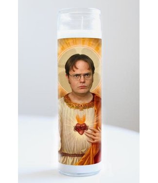 Saint Dwight Schrute (The Office) Prayer Candle - Unscented