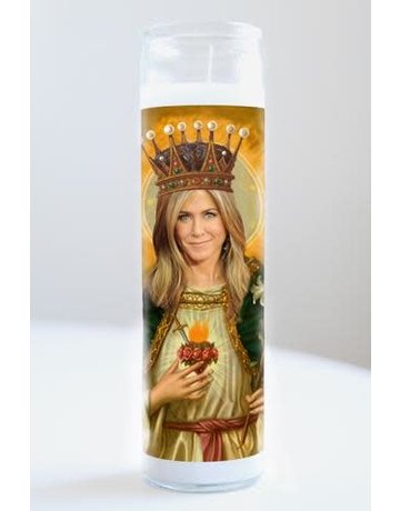 Illuminidol Saint Jennifer Aniston Prayer Candle - Unscented
