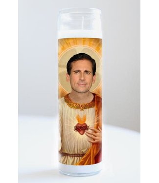 Saint Steve Carrell Prayer Candle Unscented