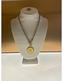 John Wind Toggle Sorority Gal Initial Necklaces Two-Tone K