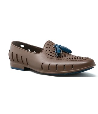 Men's Executive Tassel Floafer Driftwood Brown/ Sailor Navy 12