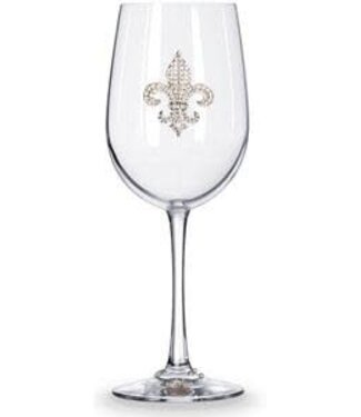 Diamond Fleur de Lis - Stemmed