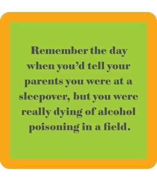 Alcohol Poisoning Coaster