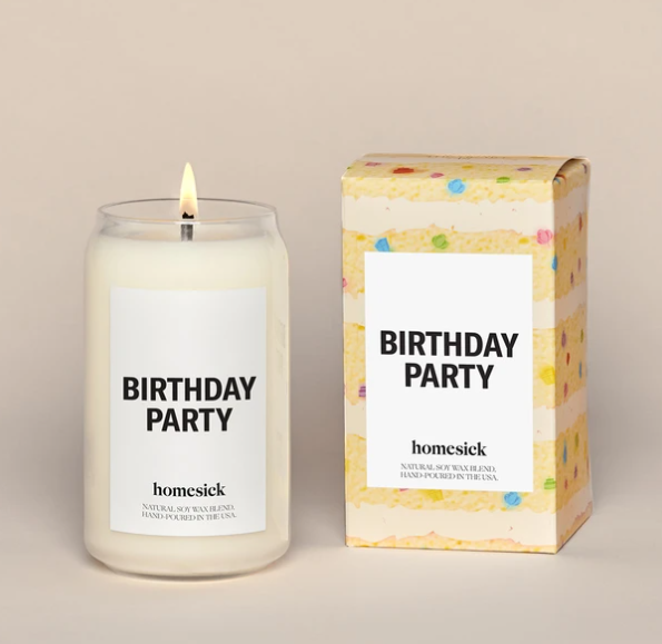 homesick Birthday Party Candle