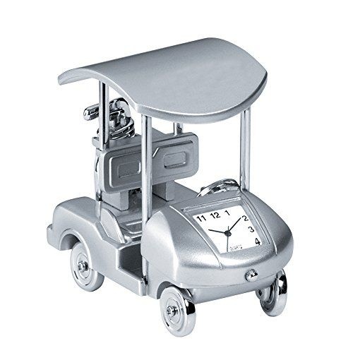 Sanis Silver Golf Cart Clock