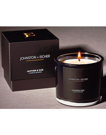 Johnston + Eicher Leather & Oud Candle