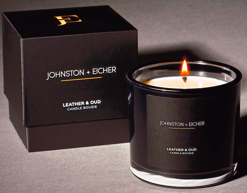 Johnston + Eicher Leather & Oud Candle