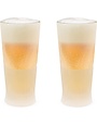 True Brands Glass FREEZE Beer Glasses by HOST
