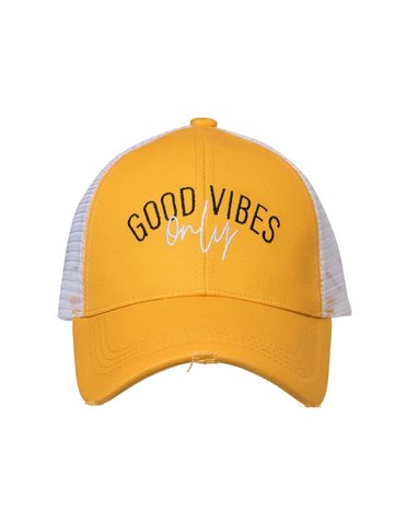 Totalee Gift Good Vibes Only Baseball Hat
