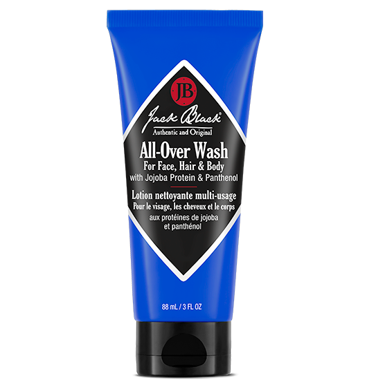 Jack Black All-Over Wash for Face, Hair & Body 3oz