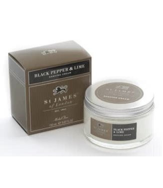 Black Pepper & Lime Shave Cream Jar 150ml
