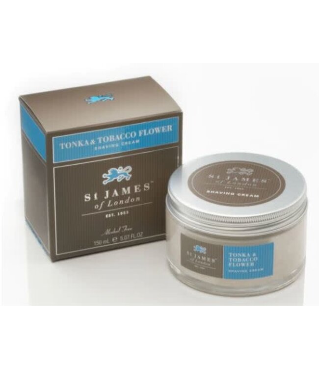 Tonka & Tabacco Flower Shave Cream Jar 150ml