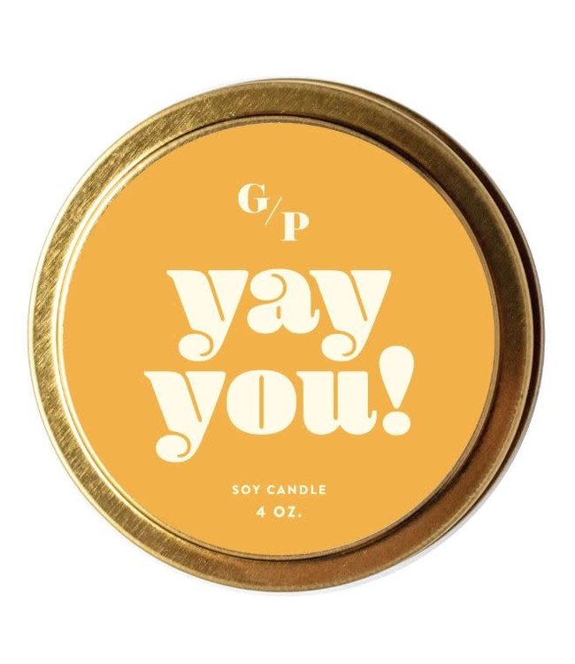 Yay You! 4oz Just Because Candle Tin