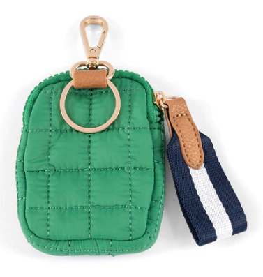 Shiraleah Ezra Quilted Nylon Clip-On Pouch