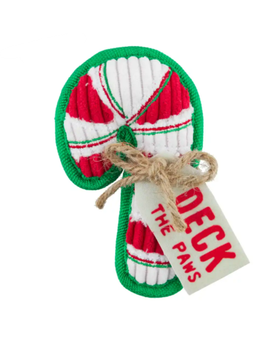 Mud Pie Candy Cane Christmas Dog Toy