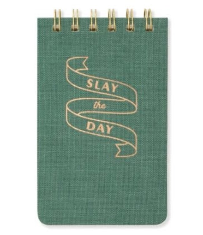 Slay the Day Cloth Covered Notepad
