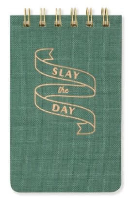 Designworks Ink Slay the Day Cloth Covered Notepad