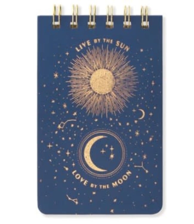 Live By The Sun Cloth Covered Notepad