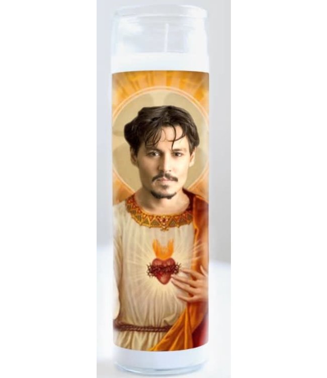 Saint Johnny Depp Prayer Candle