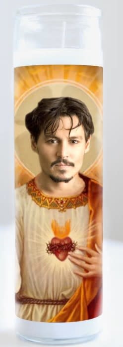 Illuminidol Saint Johnny Depp Prayer Candle