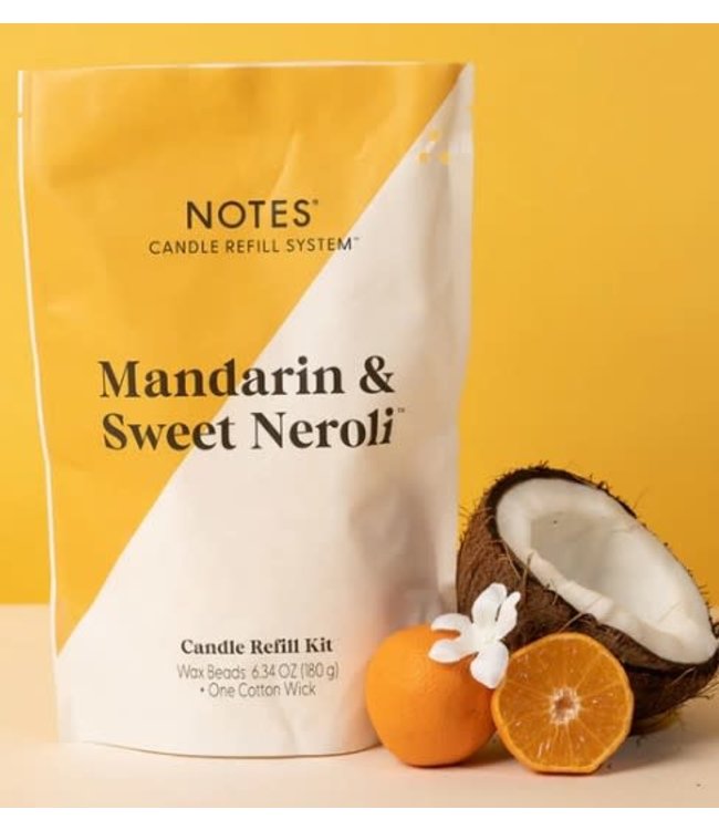 Mandarin & Sweet Neroli Candle Refill Kit