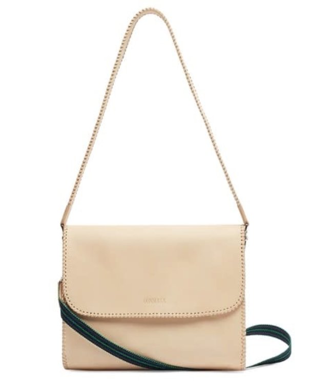 DIEGO Bag White Handbag With Crossbody Strap