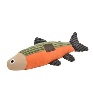 Plush Fish with Squeaker Dog Toy