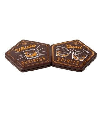 Whiskey Coasters - Set of 4