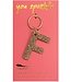 Glitter Letter Keychain