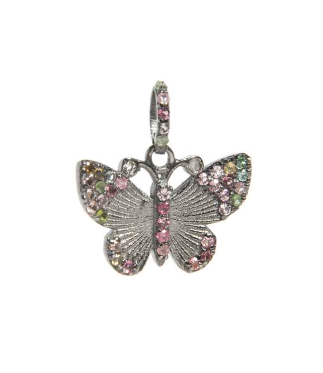 #32 | Charm - Butterfly - Tourmaline - S.S.