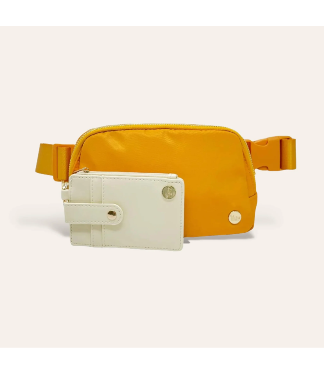 Golden Glow Belt Bag & Wallet Set