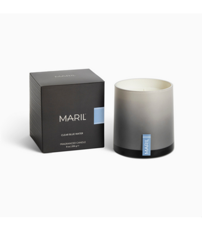 MARIL Clear Blue Water 8oz Candle
