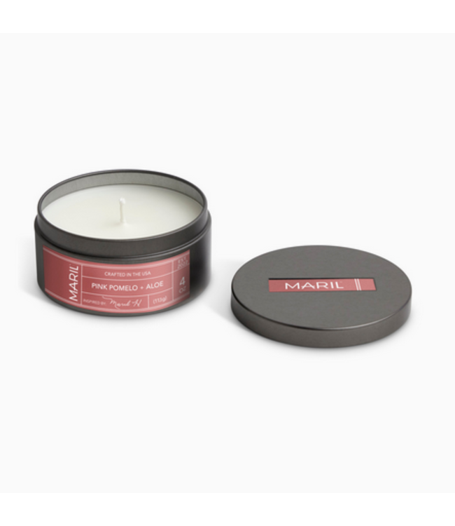 MARIL Pink Pomelo & Aloe 4oz Travel Candle