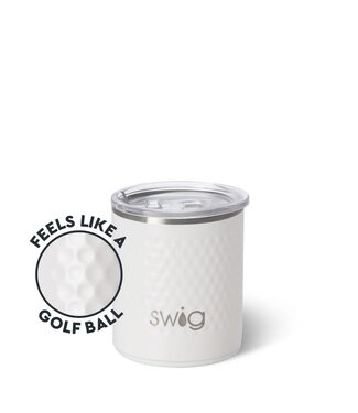 Golf White Textured | 12oz LowBall Tumbler