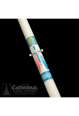Cathedral Candle Divine Mercy Paschal Candle