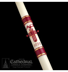 Cathedral Candle Crux Trinitas Paschal Candle