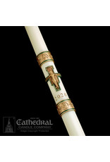 Cathedral Candle Cross of St. Francis Paschal Candle