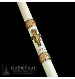 Cathedral Candle Cross of St. Francis Paschal Candle