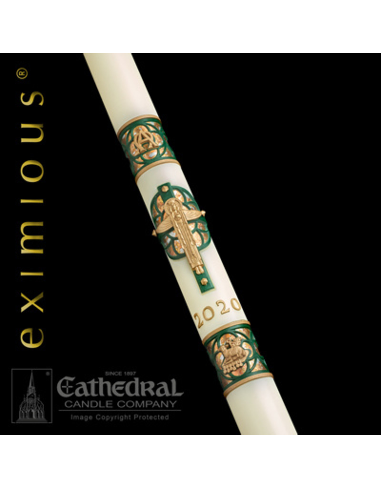 Eximious Christus Rex Paschal Candle