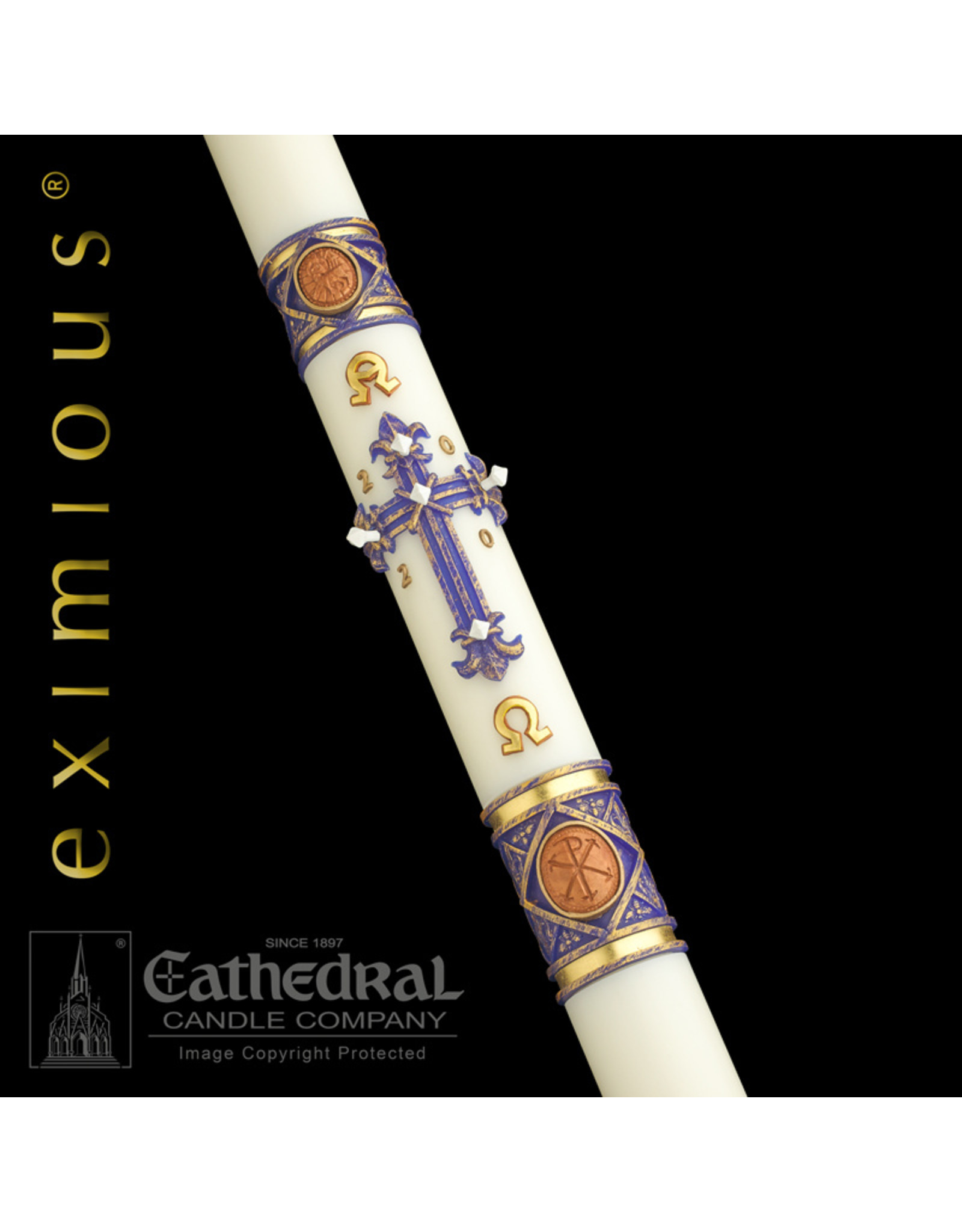 Eximious Lilium Paschal Candle