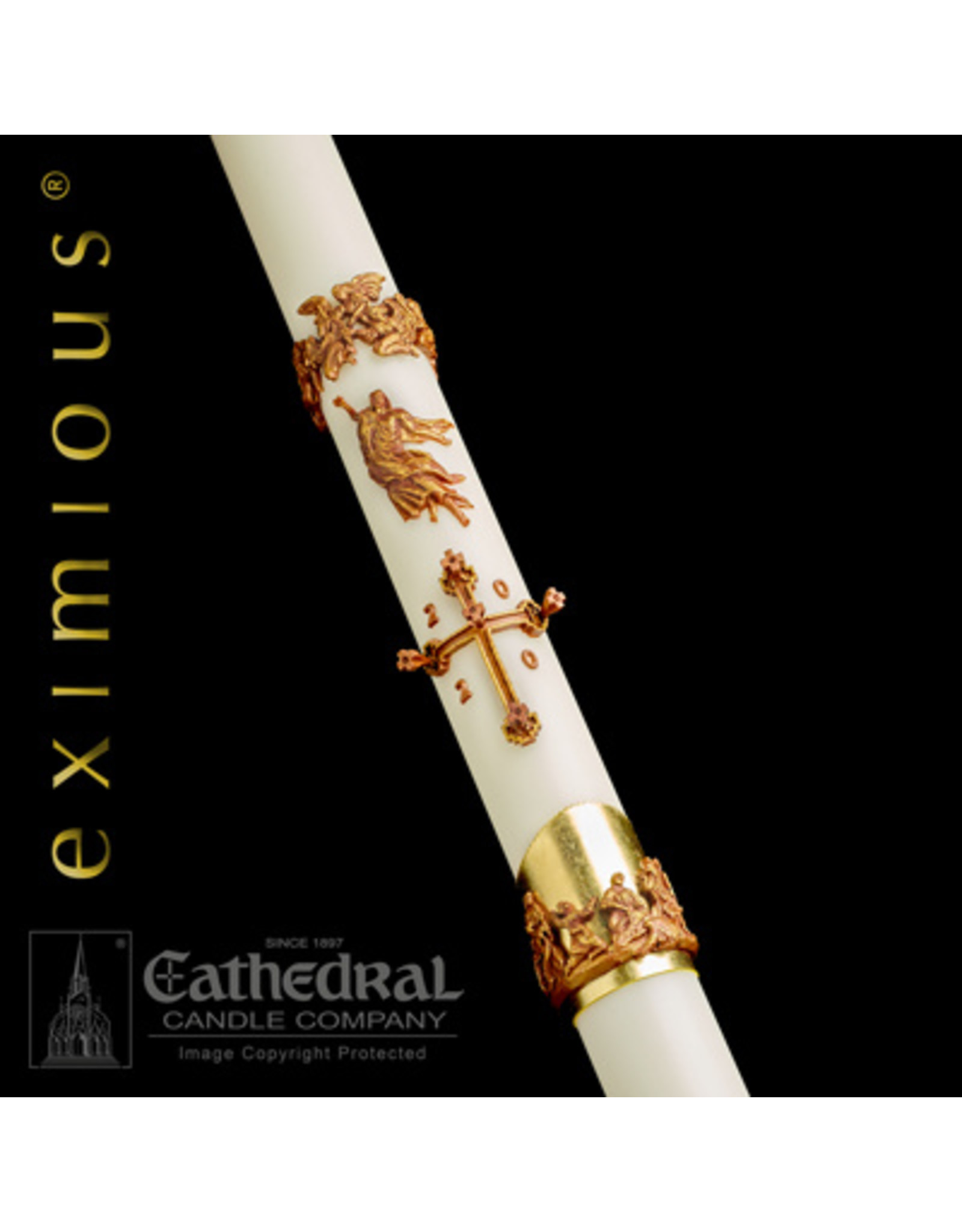 Eximious Mount Olivet Paschal Candle