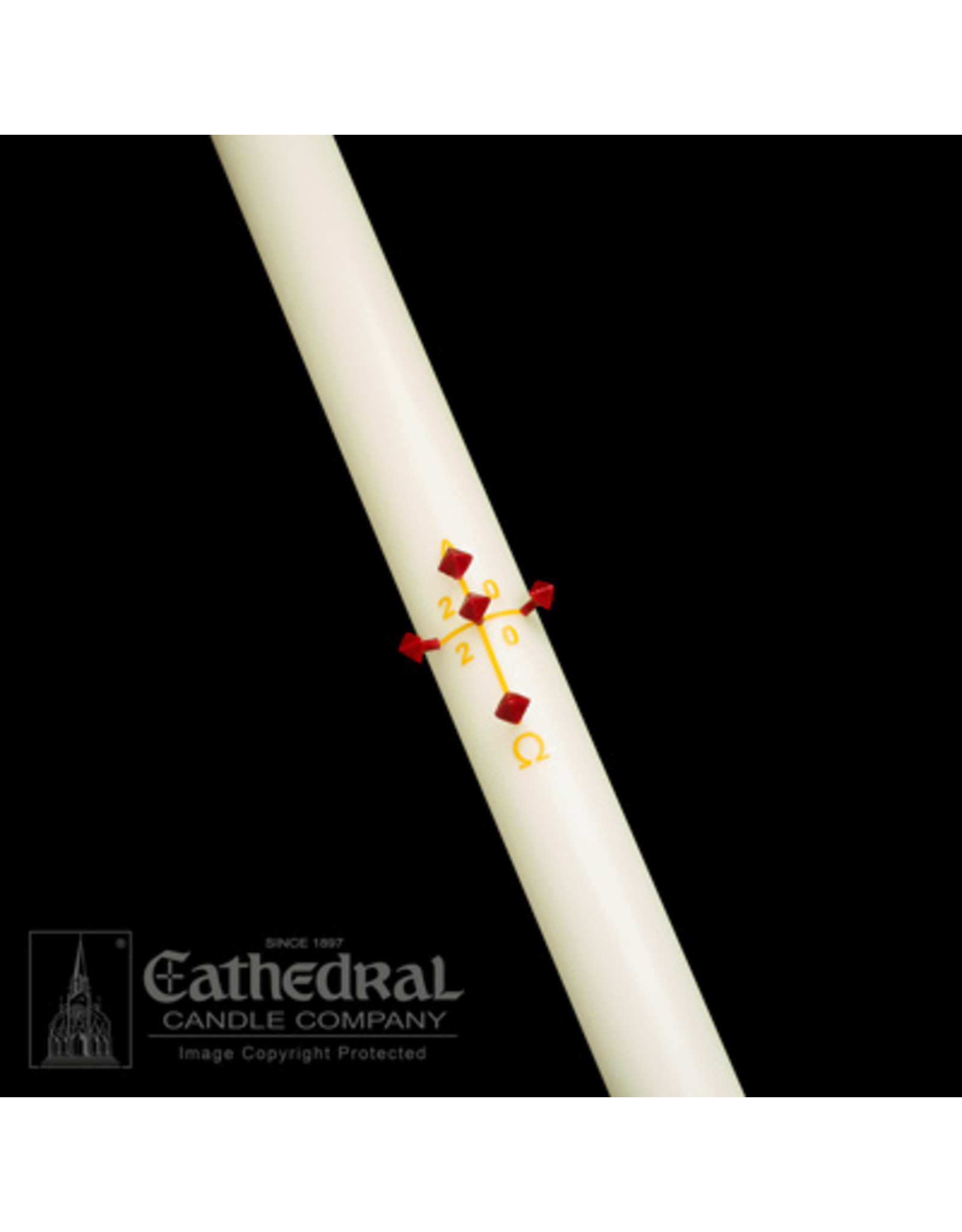 Cathedral Candle Plain/Blank Paschal Candle