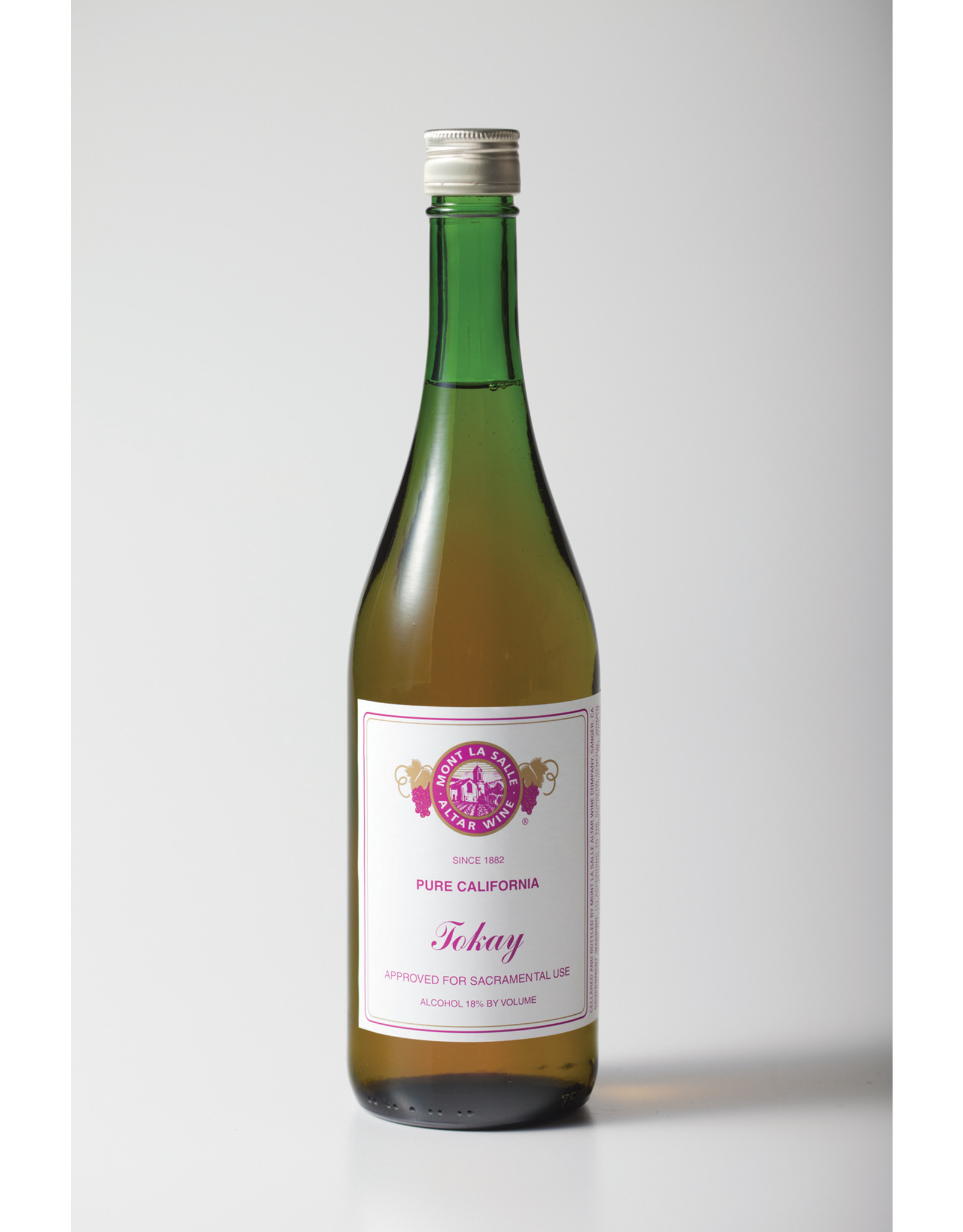 Mont La Salle $114.90 Tokay Bottles CANNOT BE SOLD ONLINE, CALL TO ORDER Tokay (12 750-ml Bottles) Wine