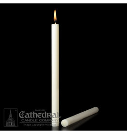 Cathedral Candle 51% Beeswax Altar Candles 1.25"x17" PE (6)