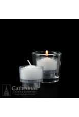 Cathedral Candle 4-Hour Crystal (Clear) Votive ez-Lite Candles (Box of 144)