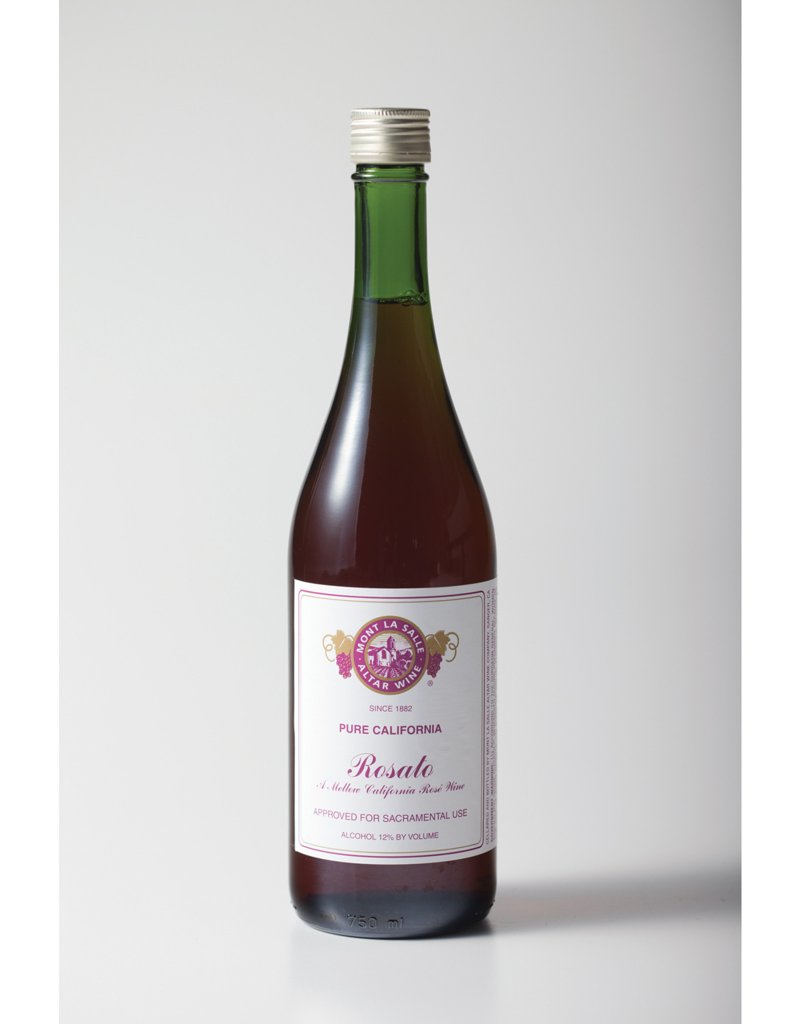 Napa Valley (Mont La Salle) $108.90 Rosato Bottles, CANNOT BE SOLD ONLINE, CALL TO ORDER Rosato (12 750-ml Bottles) Wine