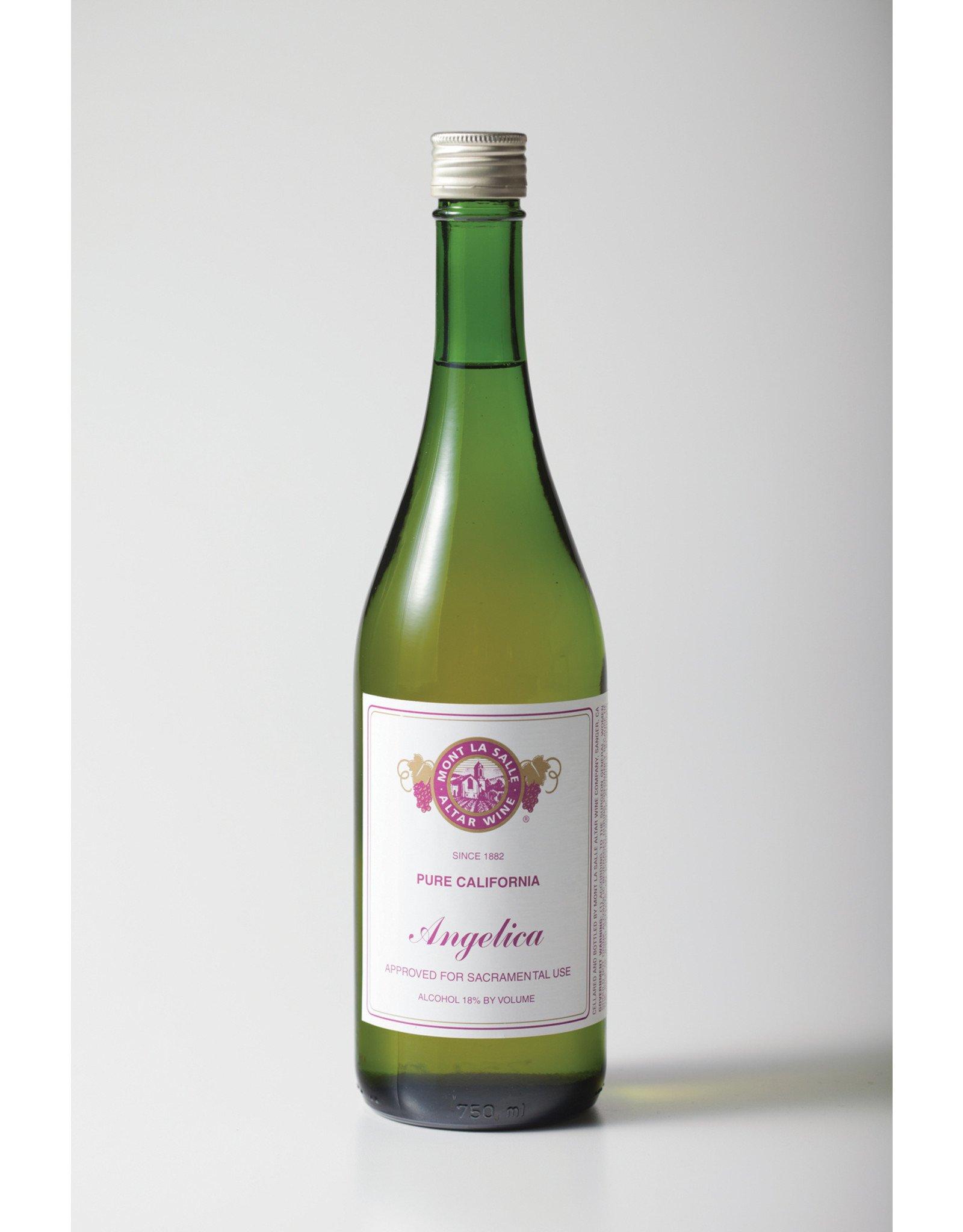 $100.50 Angelica Bottles, CANNOT BE SOLD ONLINE, CALL TO ORDER Angelica (12 750-ml Bottles) Wine