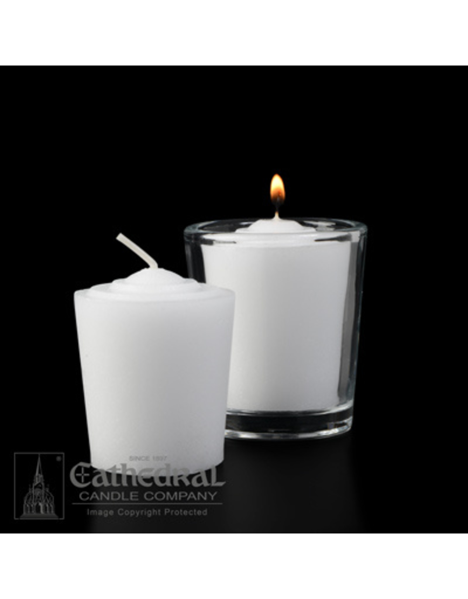 15-Hour Tapered Votive Candles (Case of 4 Boxes)