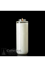 Cathedral Candle 8-Day 12% Beeswax "Sacralux" Glass Candle (Each)