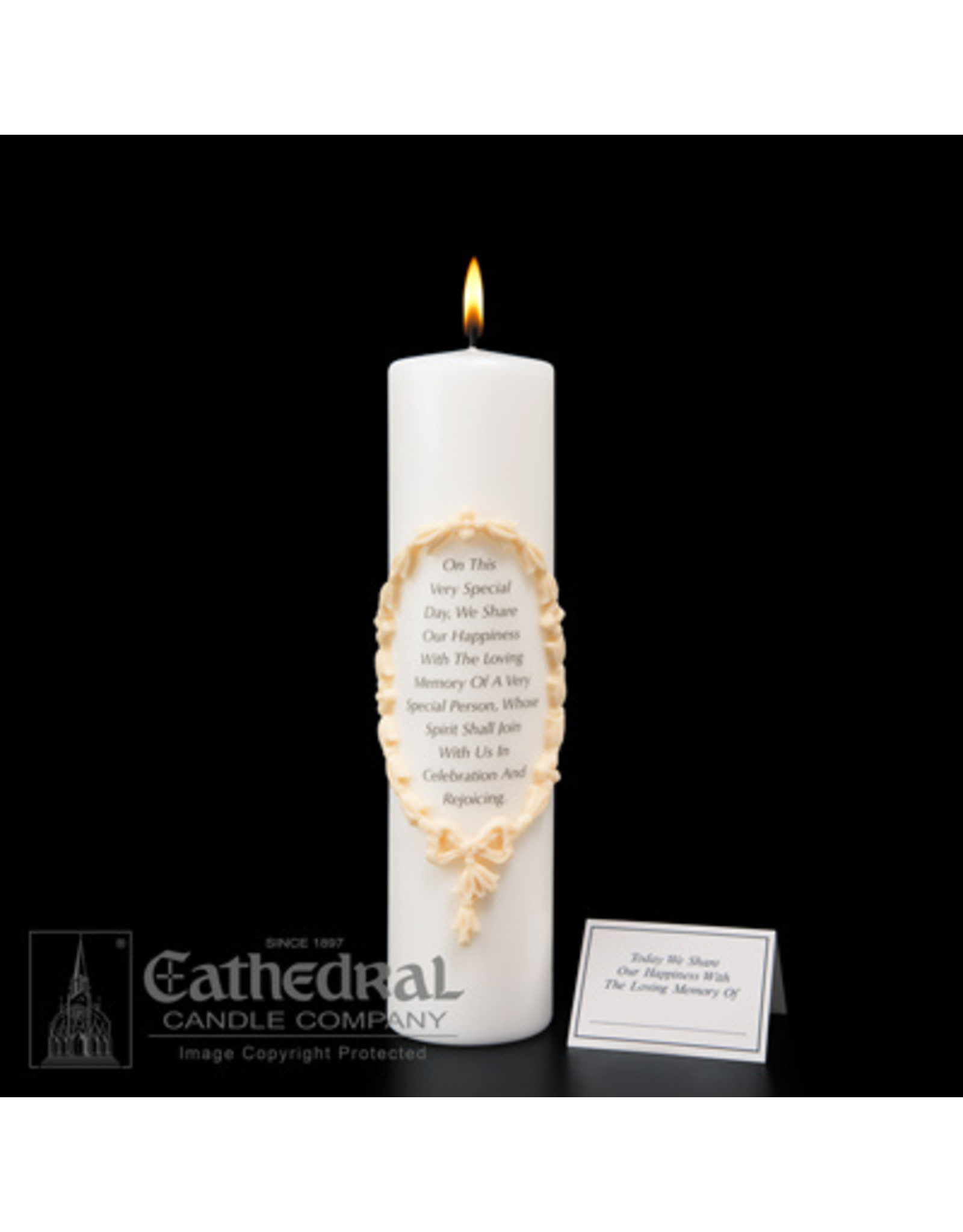 Cathedral Candle Memorial Candle, 3x12